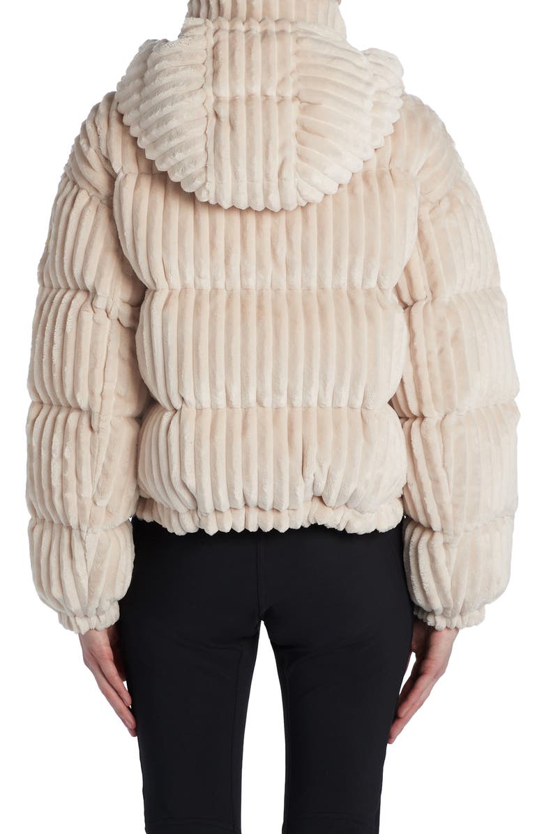 Moncler Daos Water Resistant Corduroy Hooded Down Puffer Jacket, Alternate, color, 