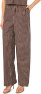Halogen® Striped Pull On Pants with Side Slits