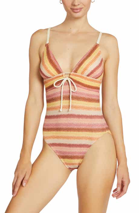 Robin Piccone Lyra Keyhole One-Piece Swimsuit