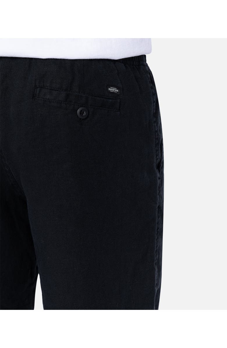 Industrie Australia The Marina Linen Short, Alternate, color, Black