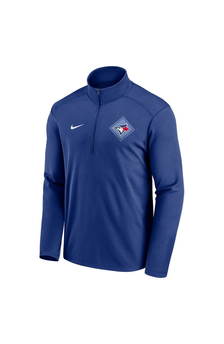 Nike Men's Nike Royal Toronto Blue Jays Diamond Icon Pacer Performance Quarter-Zip Top, Alternate, color, 