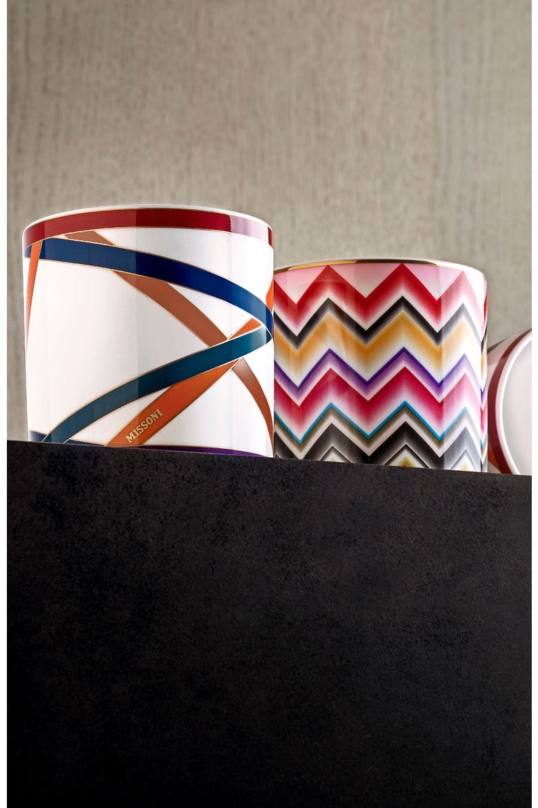 Scented Candle NASTRI 270gr  Multicolor diam. 3.3", H 3.5", Alternate, color, Multicolor