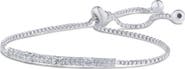 CZ by Kenneth Jay Lane Cubic Zirconia Pave Bolo Bracelet