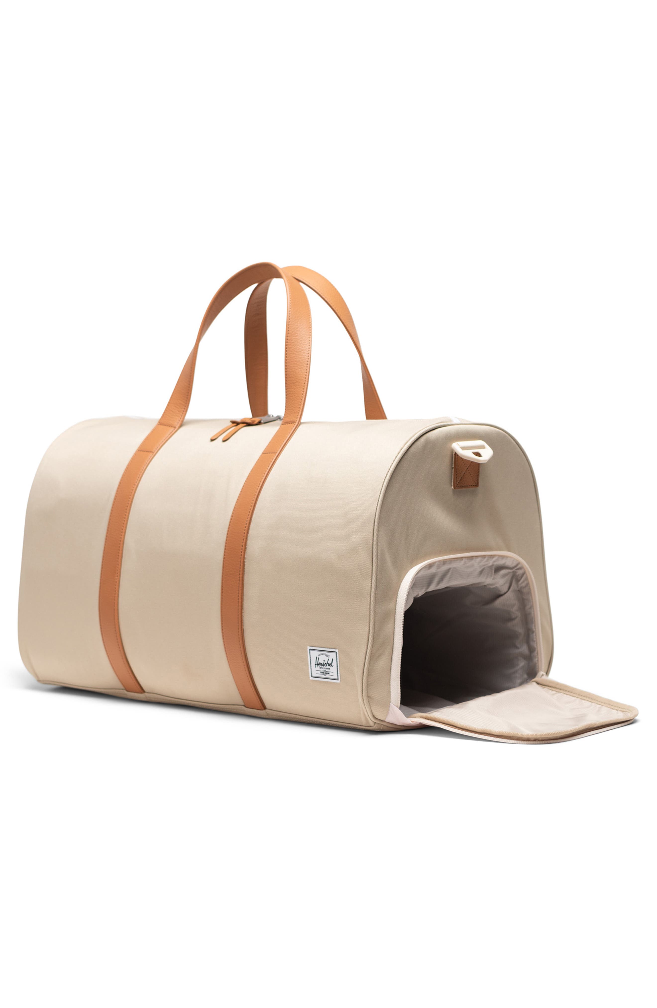 Herschel Supply Co. Novel Duffle Bag, Alternate, color, Eucalyptus/Whitecap Gray