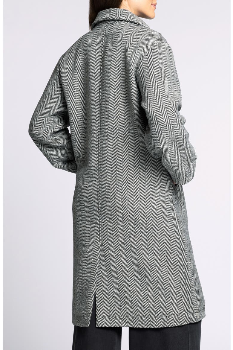 Catalina Herringbone Coat, Alternate, color, CHARCOAL MELANGE