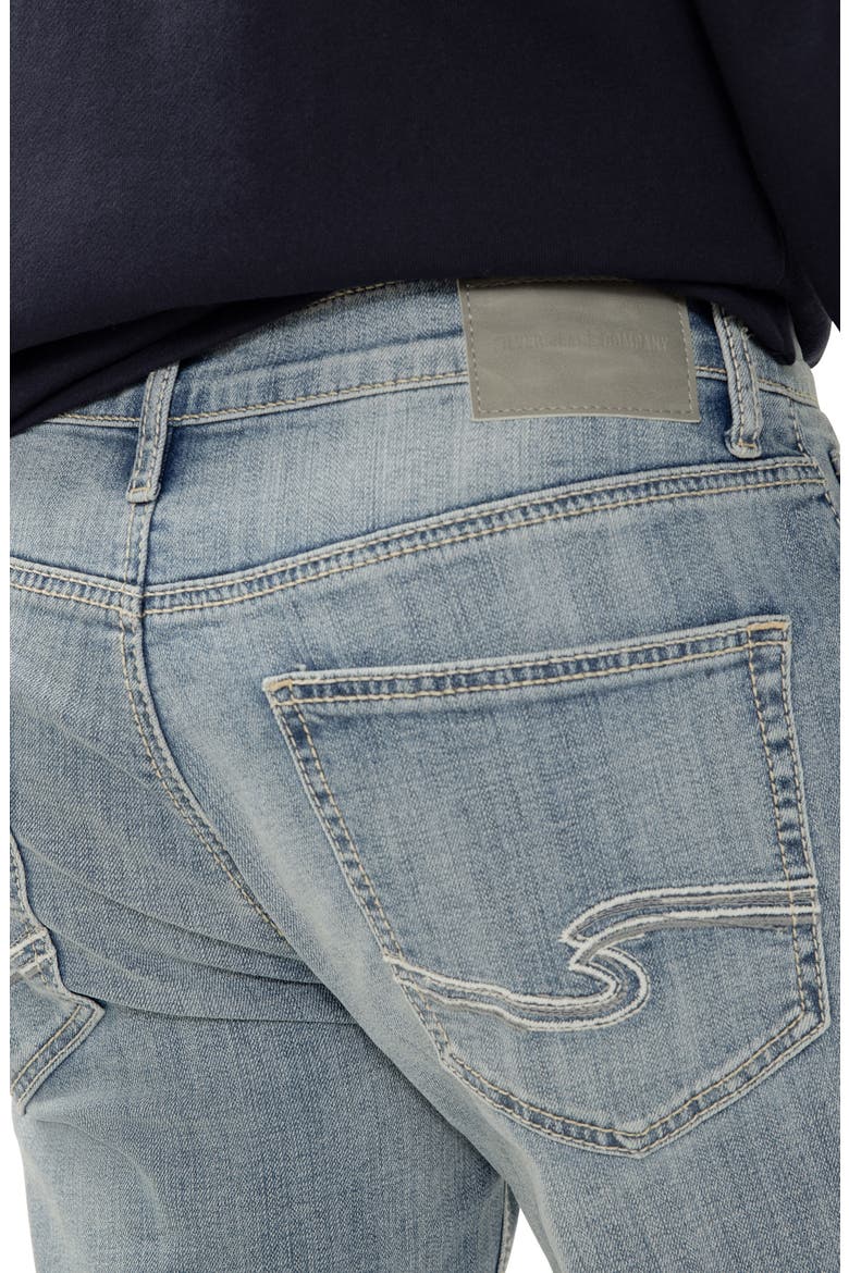 Eddie Athletic Fit Tapered Jeans, Alternate, color, BONFIRE