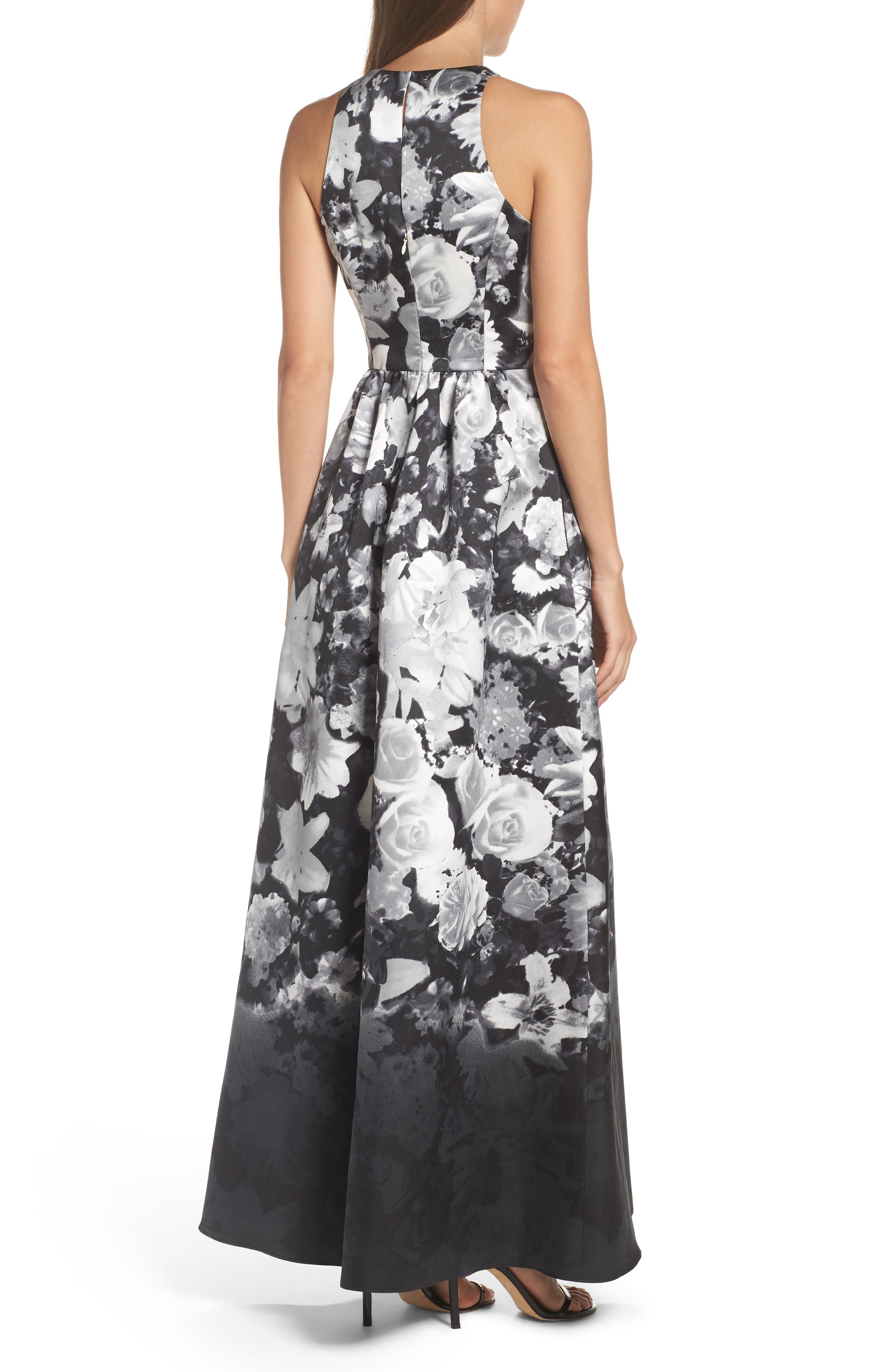Floral Sateen Gown - image 2