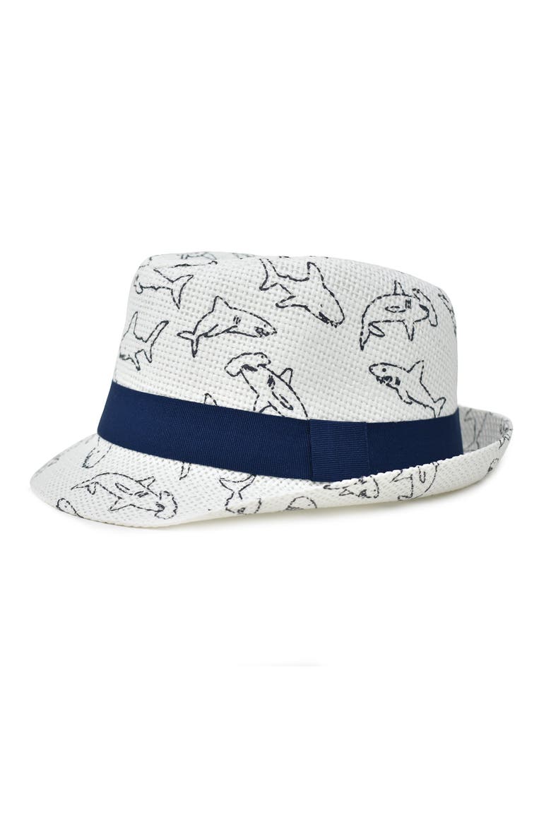 Baby/Toddler UPF 50+ Classic UV Blocking Fedora Sun Hat, Main, color, Ocean Club