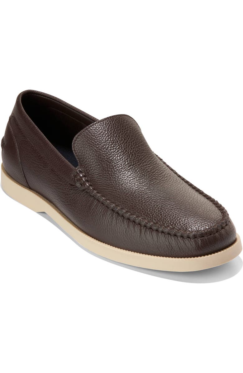 Cole Haan American Classic Hampton Leather Loafer, Main, color, Madeira/ Angora