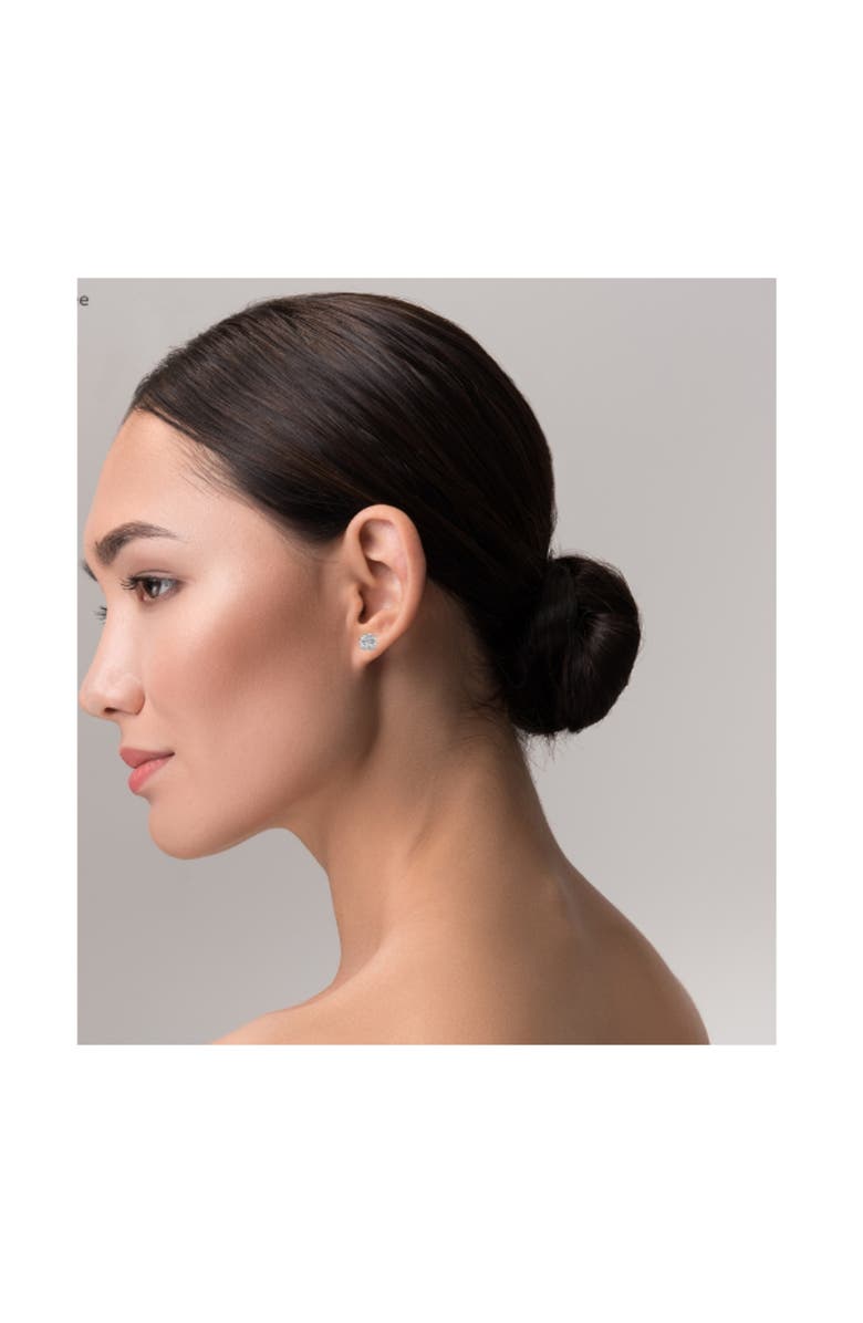 Bliss Diamond 2 1/4 Ct T.W. Round Cut Diamond Studs Lab Grown 14k Gold, Alternate, color, 14K White Gold