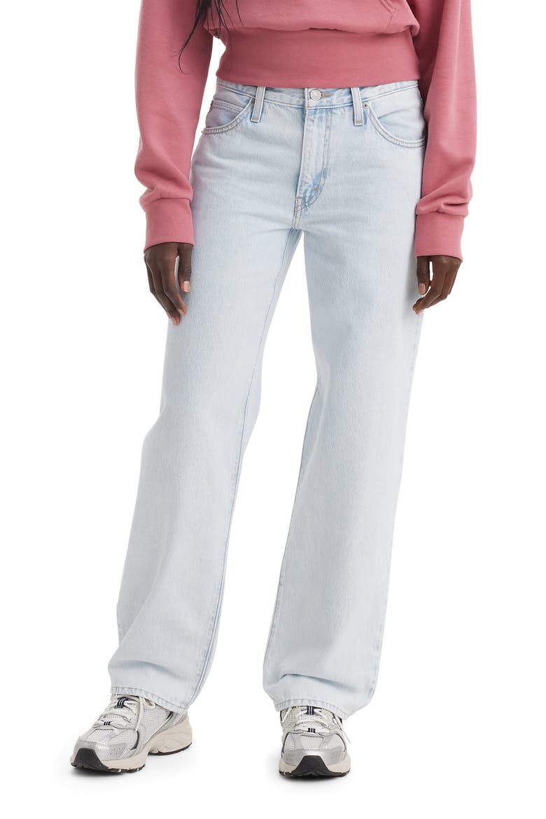 '94 Mid Rise Baggy Bootcut Jeans, Main, color, GRANITE STATE