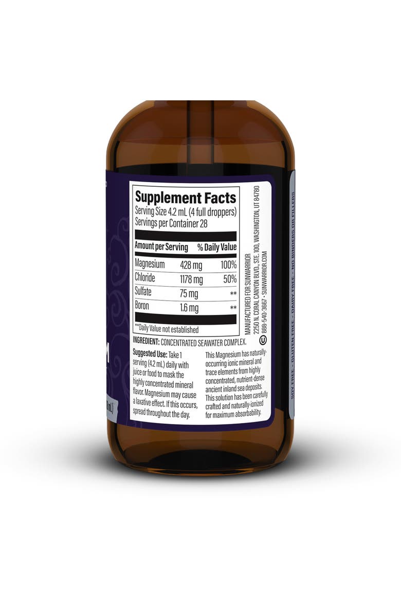 Magnesium Liquid, Unflavored, 4fl oz, Alternate, color, No Color