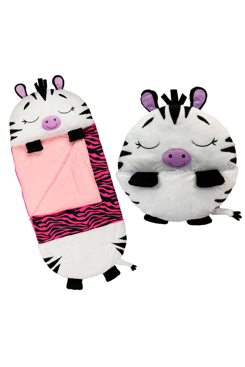 Pillow & Sleepy Sack Large Zinnia Zebra, Alternate, color, Multicolored