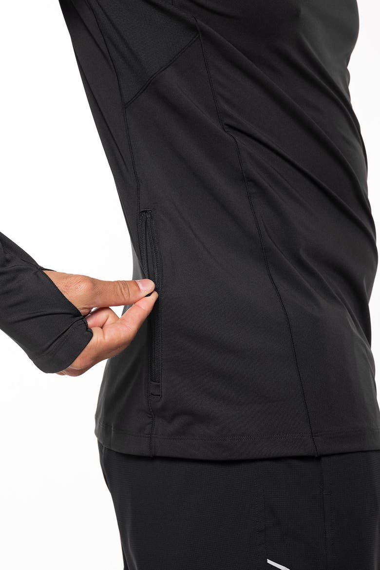 Men's Sonora Agility Long Sleeve Performance T-shirt, UPF 50+ Sun Protection, Alternate, color, Black
