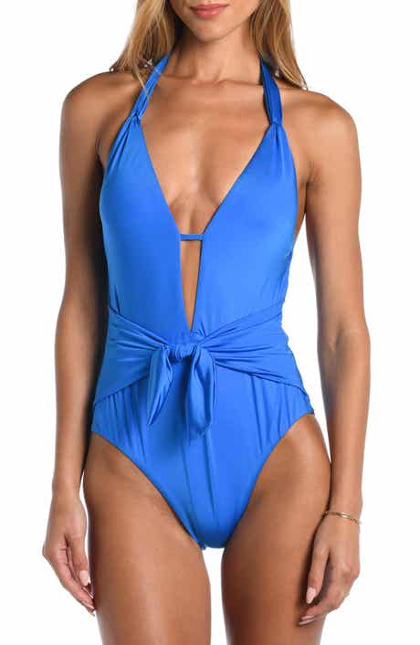 Sunshine 79 Solids Plunge One-Piece Swimsuit