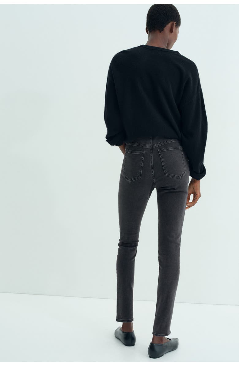 H&M Mama skinny jeans, Alternate, color, Black/Washed