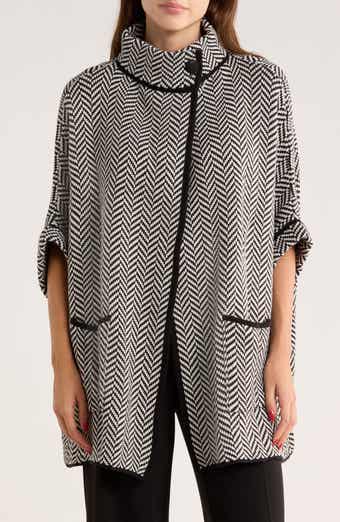 Nanette Lepore Chevron Stitch Ruana