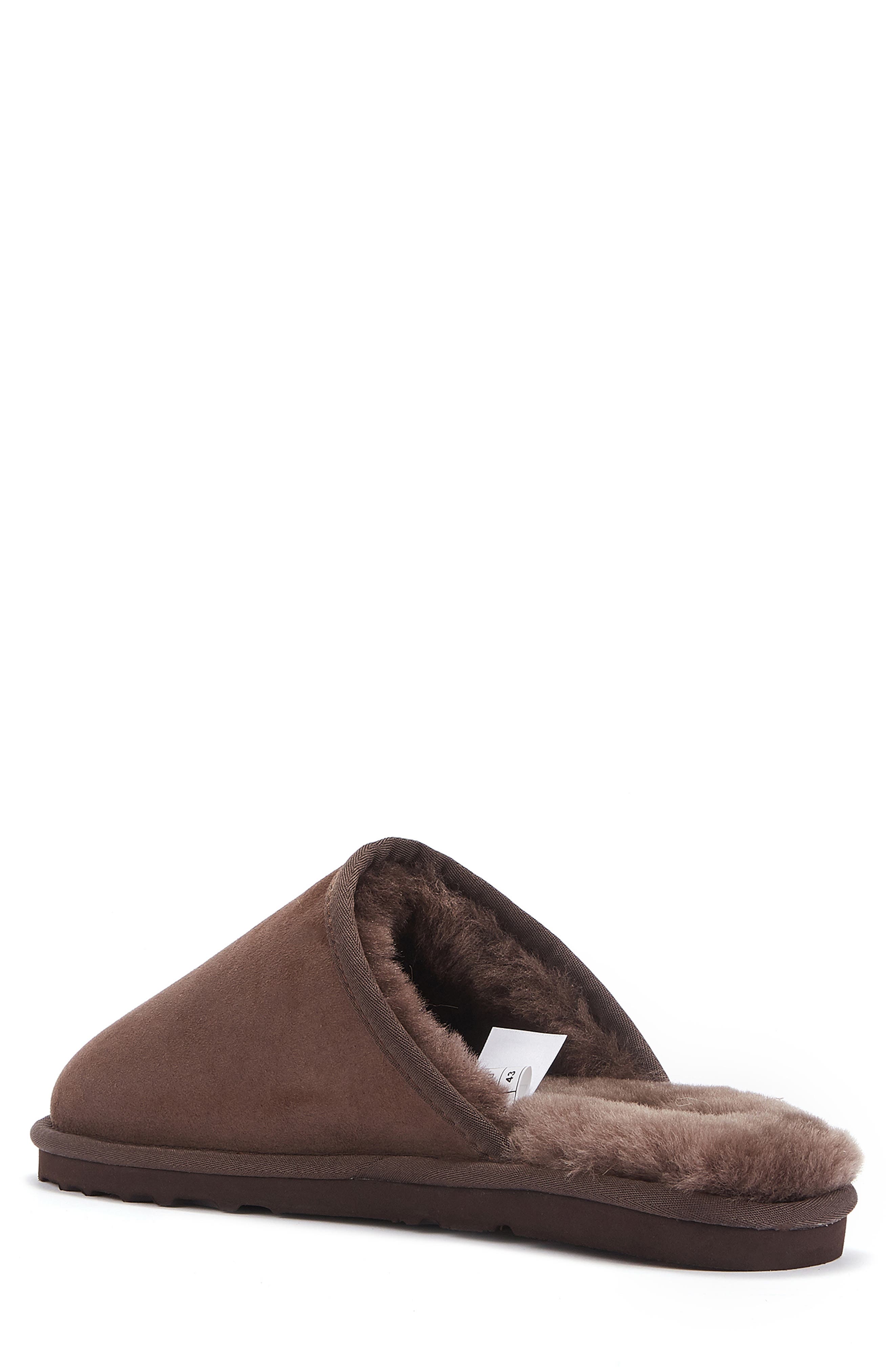 Australia Luxe Collective Mool Genuine Shearling Lined Slipper, Alternate, color, Burnt