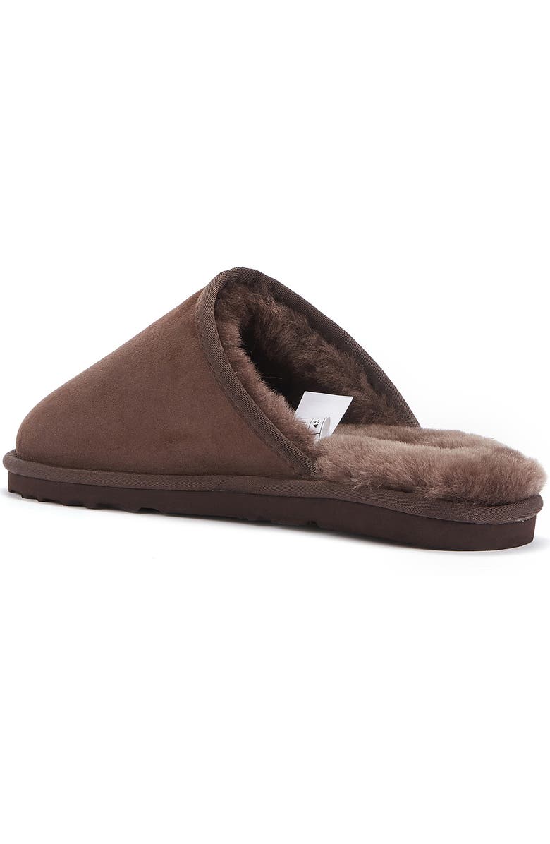 Australia Luxe Collective Mool Genuine Shearling Lined Slipper, Alternate, color, Burnt