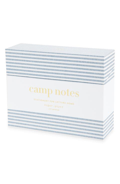 Camp Notes Set of 12 Notecards & Envelopes