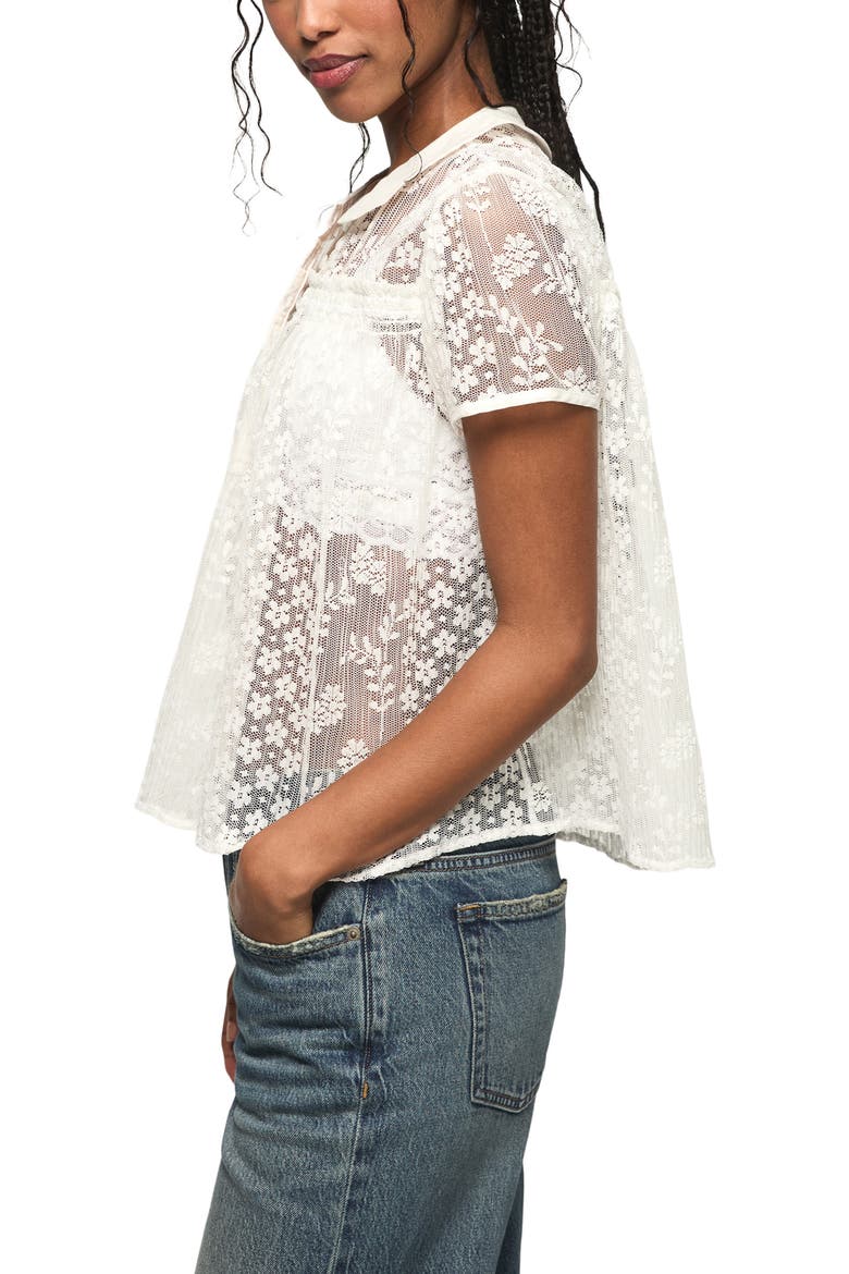 Peter Pan Lace Shirt, Alternate, color, WHISPER WHITE