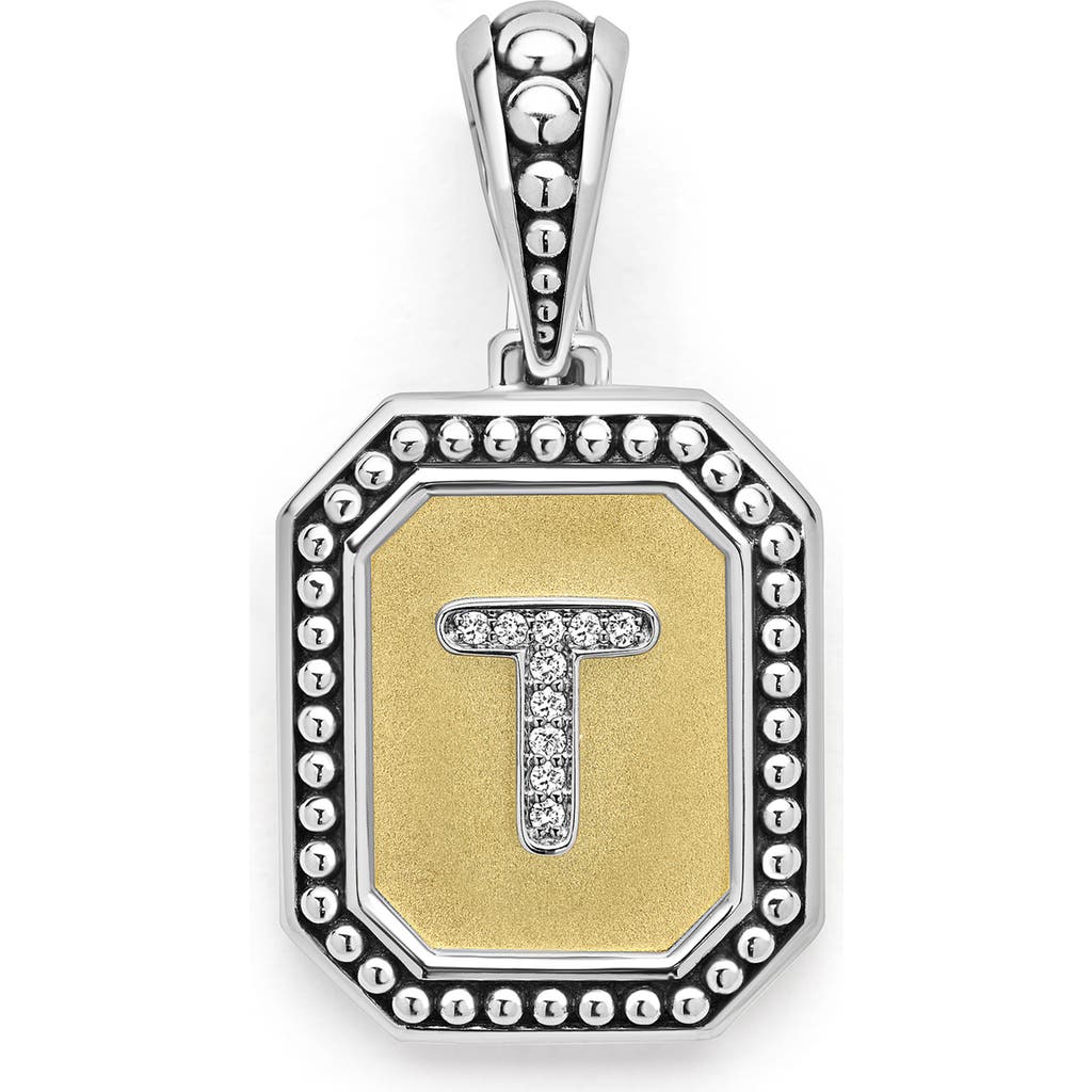 Lagos Signature Caviar Initial Enhancer In Two-tone T