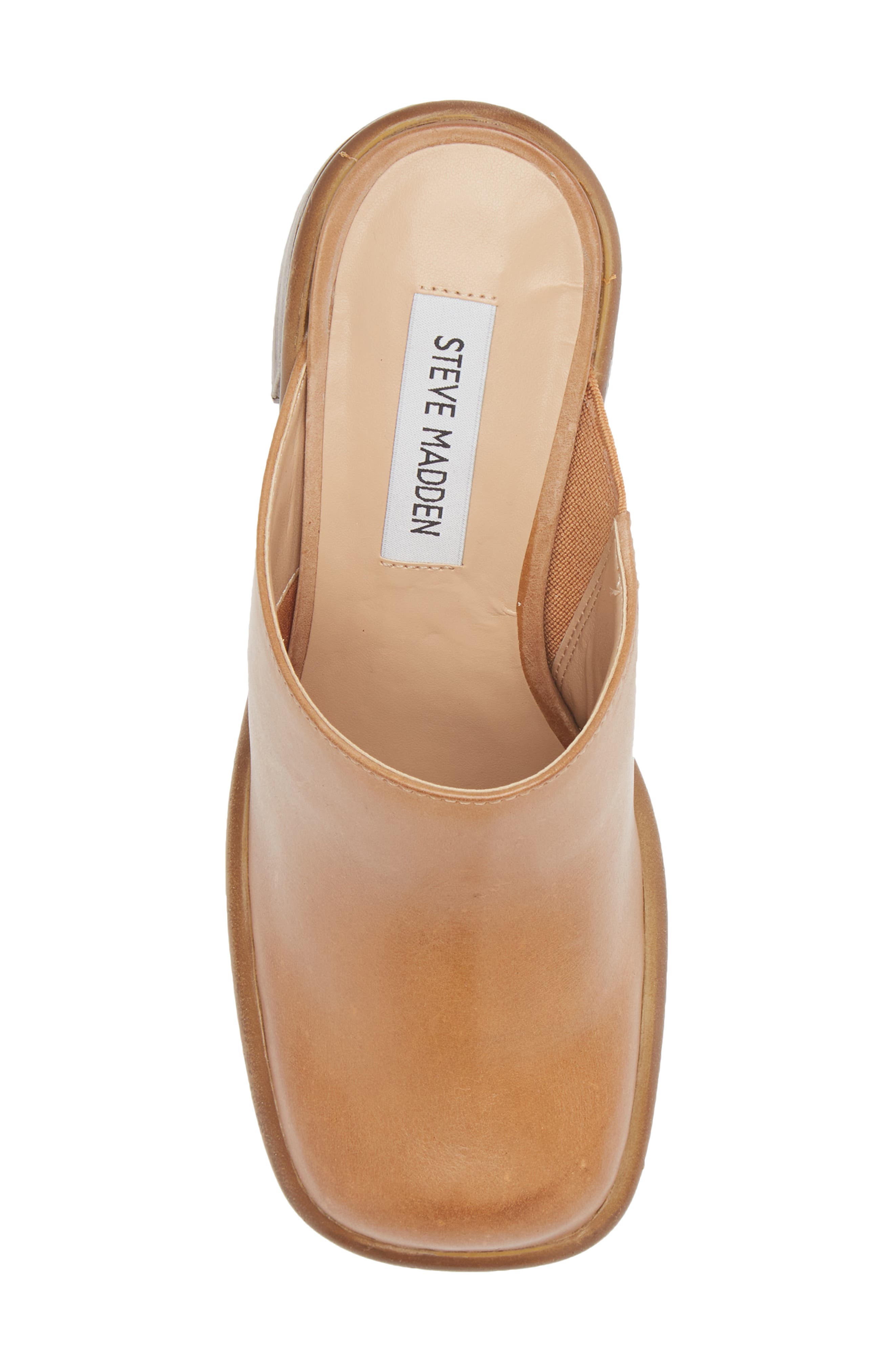 Flirtie Mule, Alternate, color, TAN LEATHER