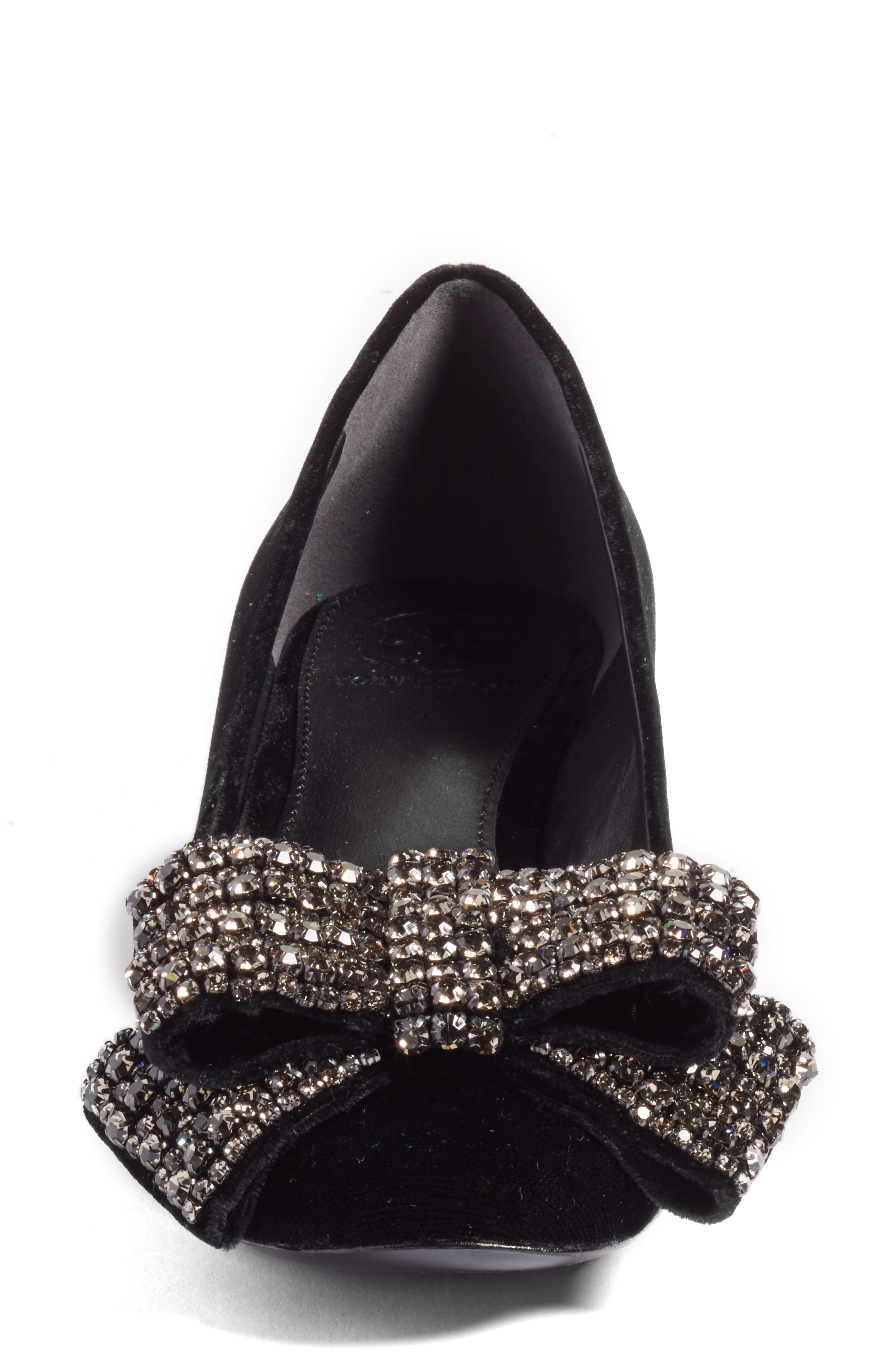 Tory Burch Josephine Embellished Bow Pump, Alternate, color, 