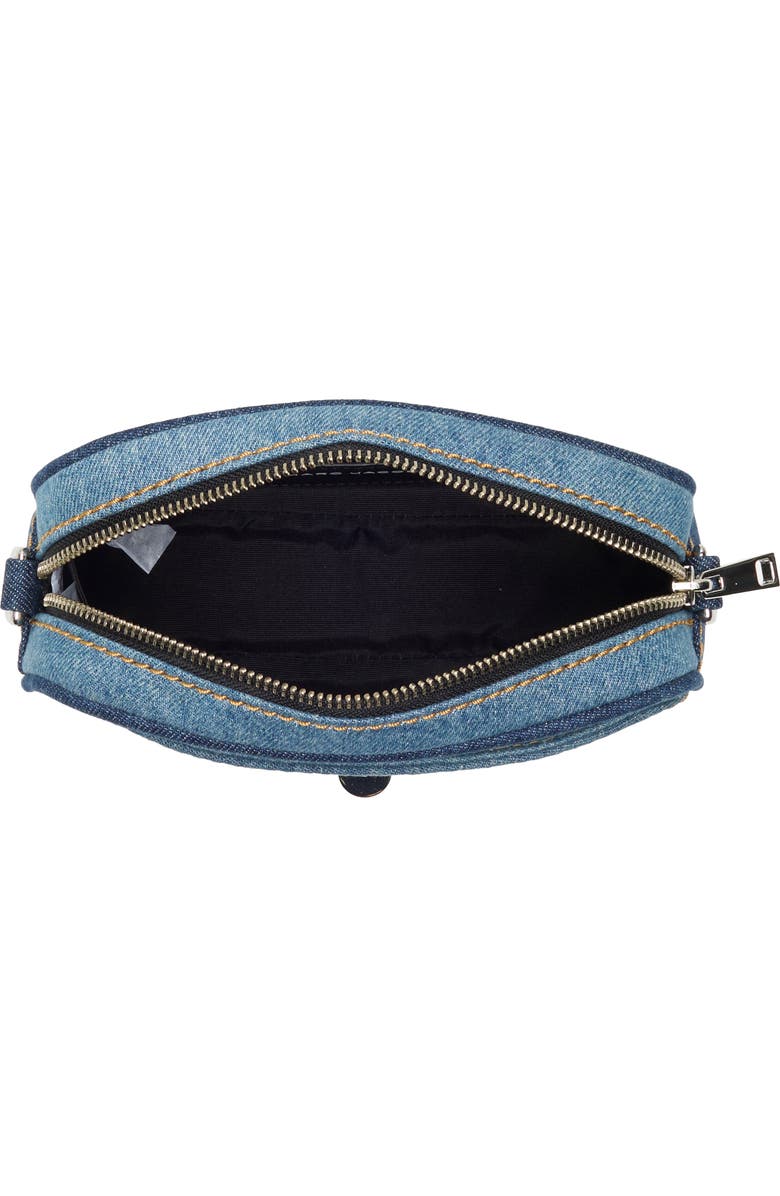 Marc Jacobs Turnlock Denim Camera Bag, Alternate, color, Denim