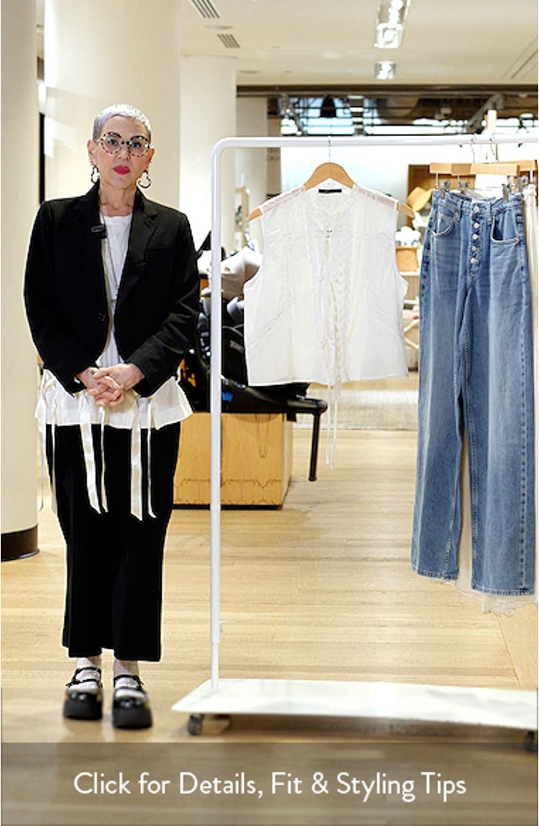 Rodas Lace Sleeveless Top, sales video thumbnail