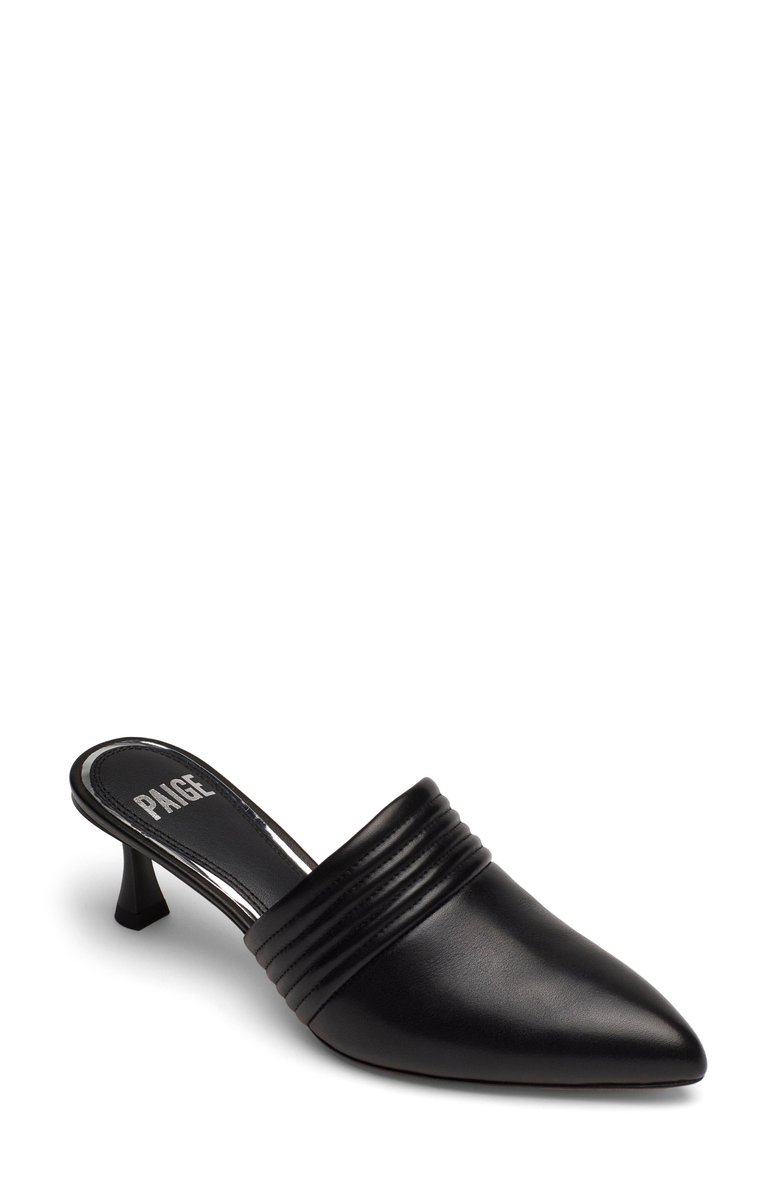 PAIGE Poppy Trapunto Mule, Alternate, color, 