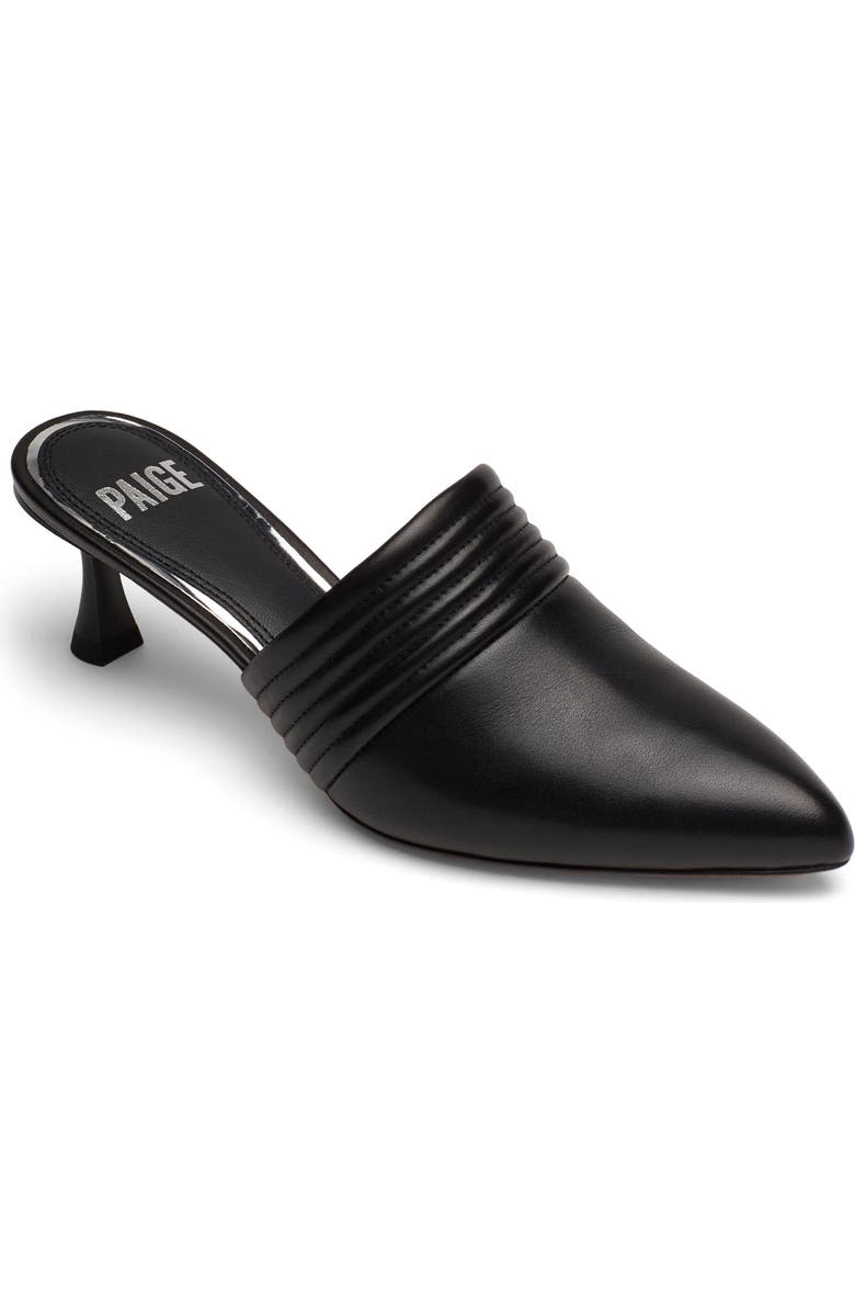 PAIGE Poppy Trapunto Mule, Alternate, color,