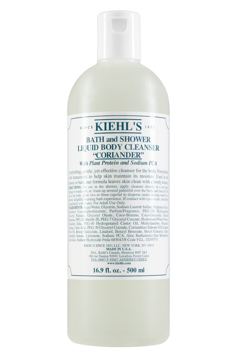 Coriander Bath & Shower Liquid Body Cleanser, Main, color, NO COLOR