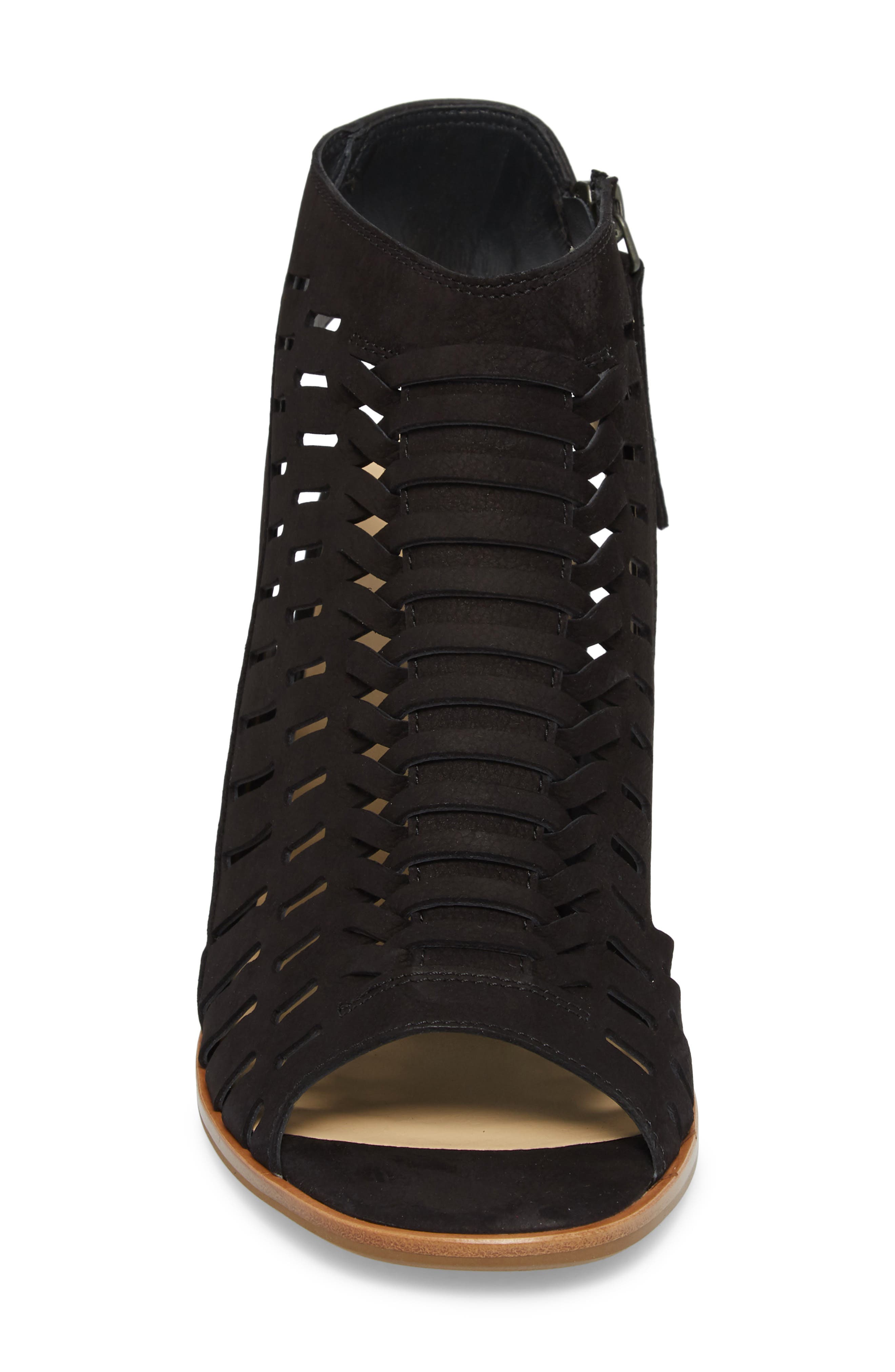 Paul Green Rosa Woven Peep Toe Sandal, Alternate, color, 