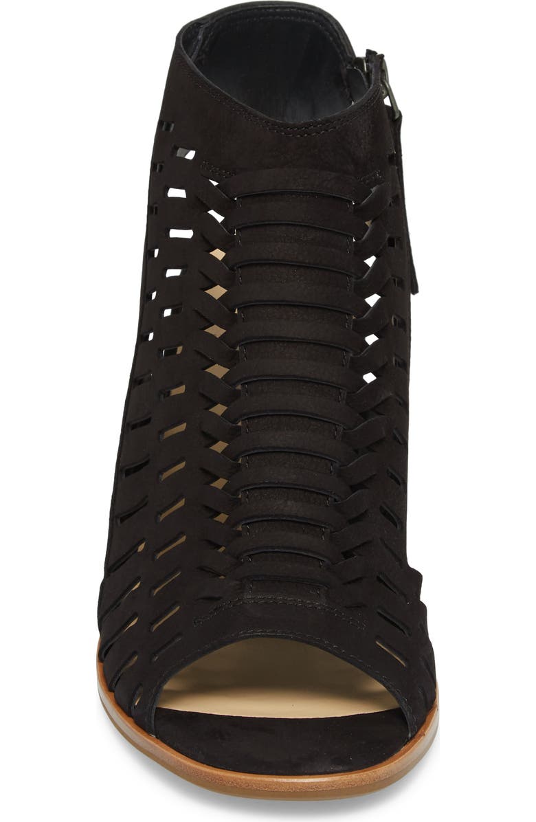 Paul Green Rosa Woven Peep Toe Sandal, Alternate, color,