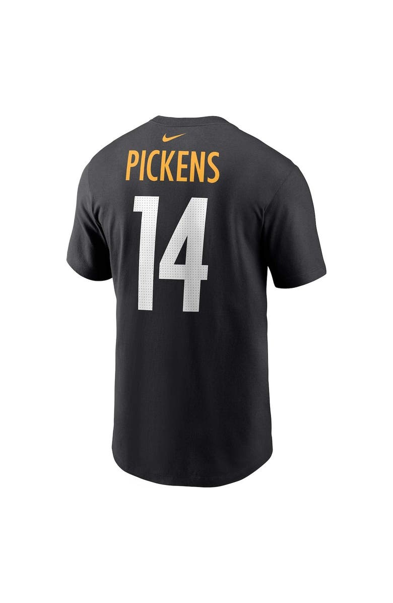 Nike Men's Nike George Pickens  Black Pittsburgh Steelers  Player Name & Number T-Shirt, Alternate, color, Black