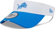 New Era Men's New Era  White/Blue Detroit Lions 2025 NFL Training Camp Adjustable Visor