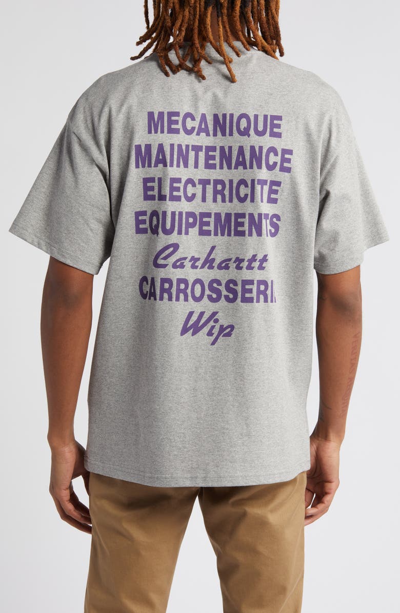 Carhartt Work In Progress Mechanics Organic Cotton Graphic T-Shirt, Alternate, color, 
