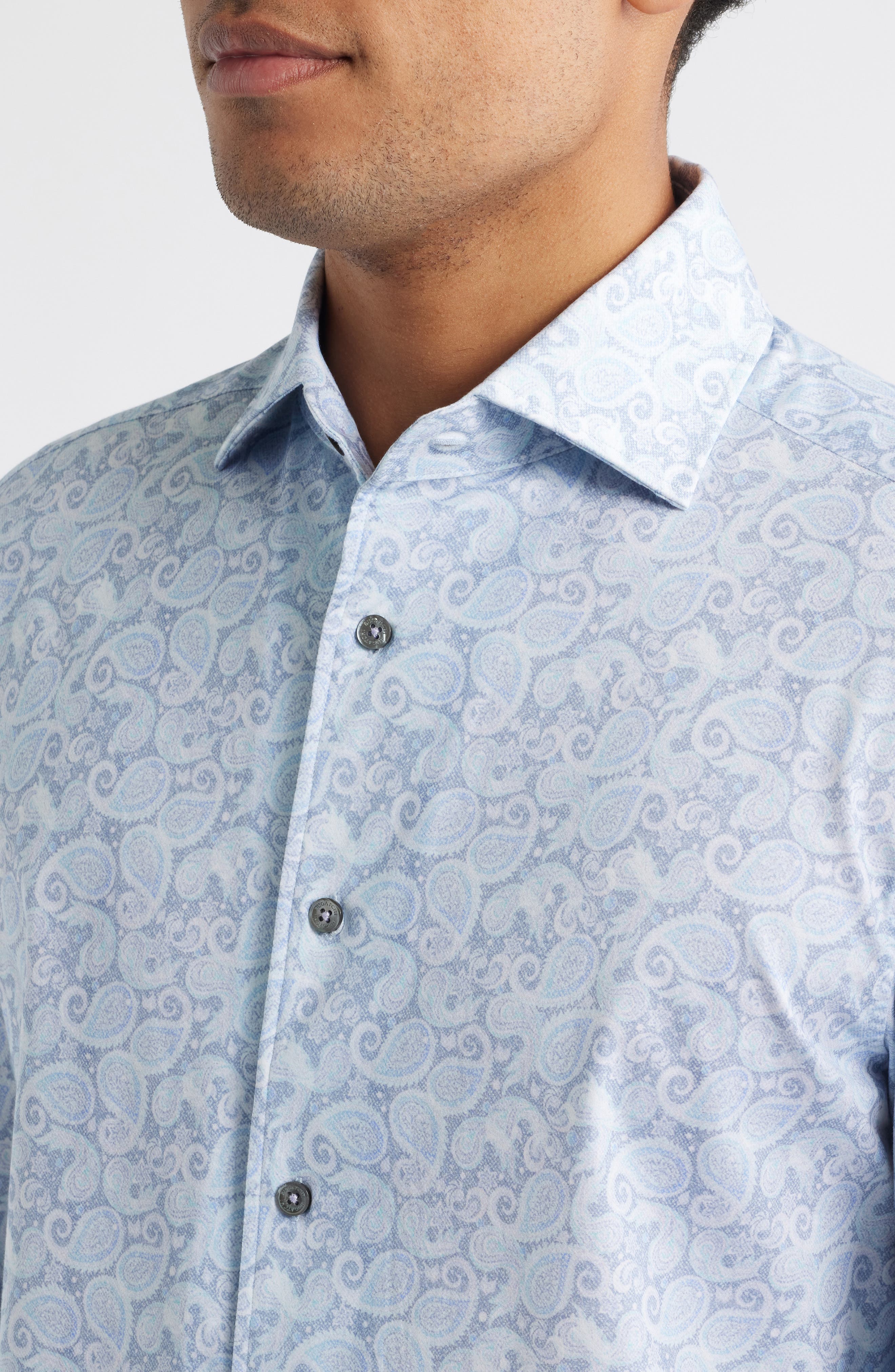 OoohCotton Devon Paisley Print Button-Up Shirt - image 2