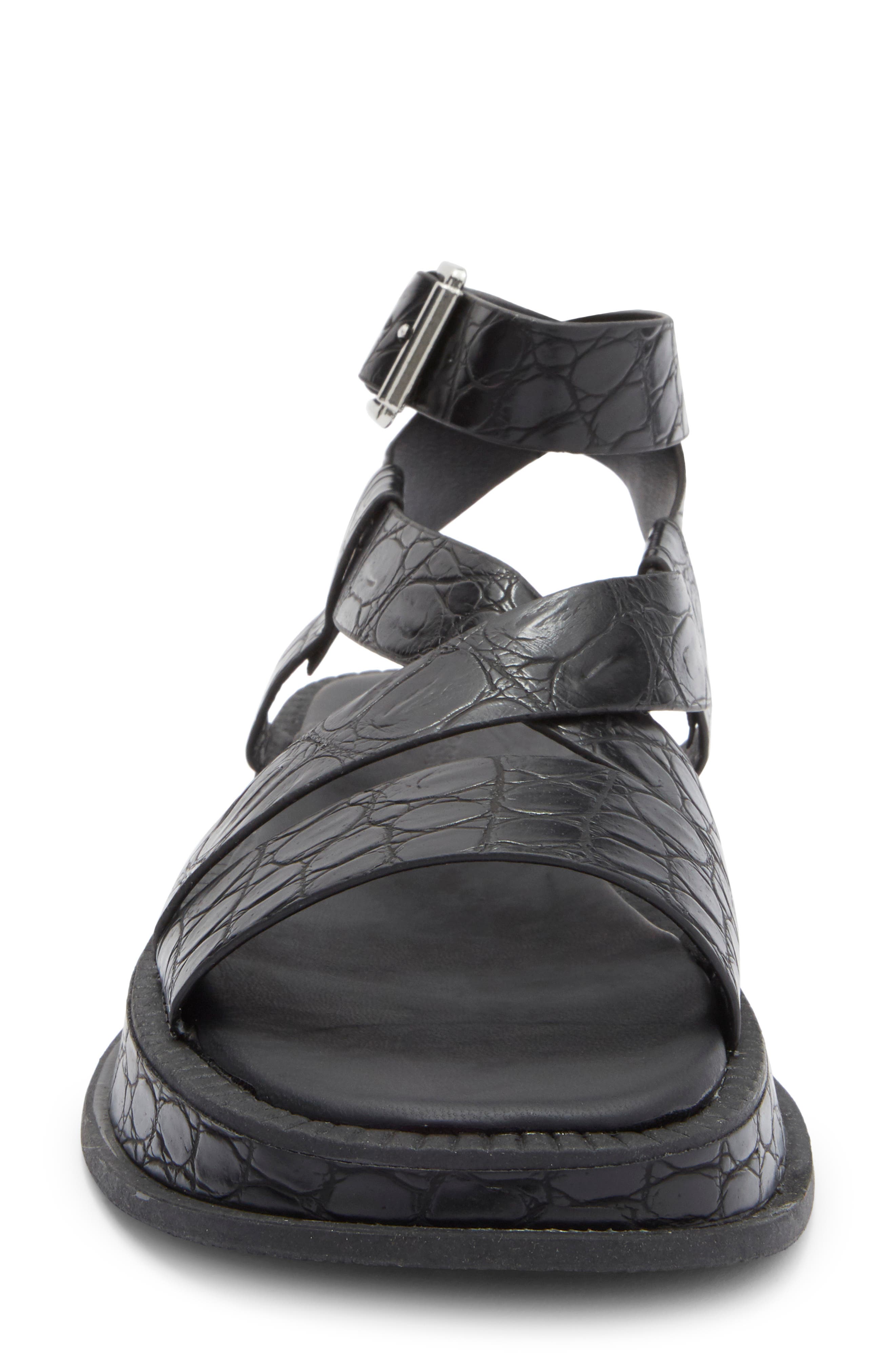 Topshop Jasmine Chunky Wedge Sandal, Alternate, color, 