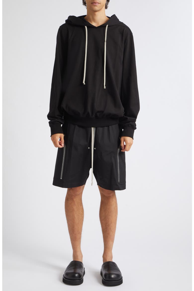 Temple Oversize Hoodie, Alternate, color, BLACK