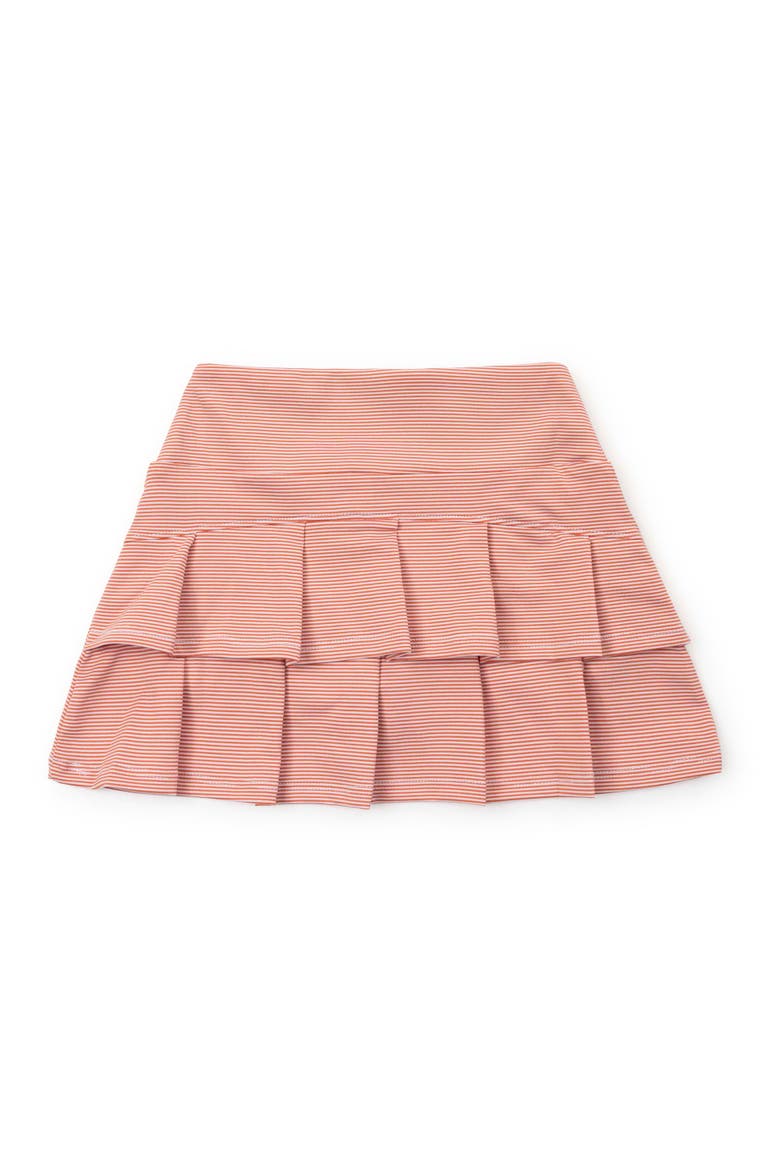 Margot Girls' Performance Skirt, Alternate, color, Orange Stripes
