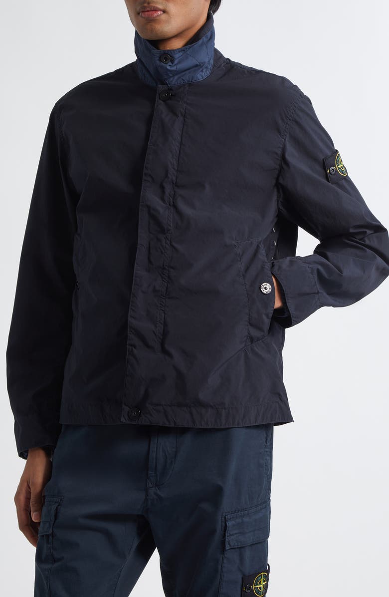 Stone Island Water Repellent Compact Canvas Jacket, Alternate, color, 
