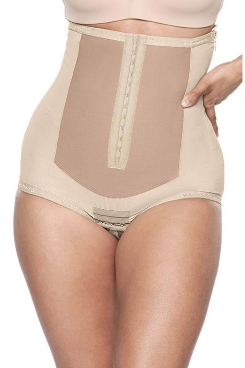 Dual Closure Girdle, Main, color, BEIGE
