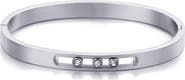 Adornia Tarnish Resistant Cubic Zirconia Bangle Bracelet