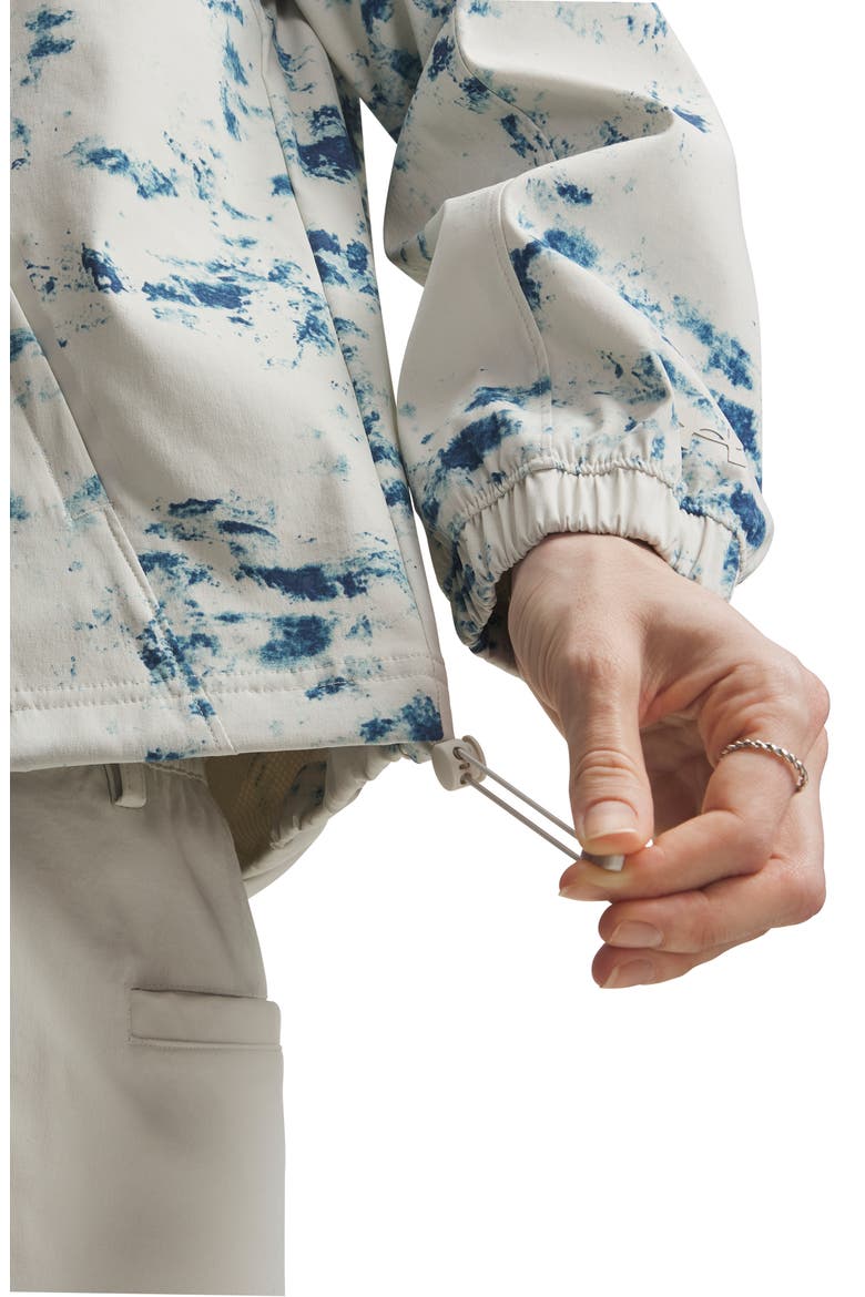 Unstoppable Print Jacket, Alternate, color, SUMMIT WHITE / WHAM BLUE
