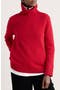 selected Knit Melange Carmine