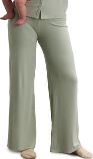 HATCH Collection The Softest Rib Over Under Relaxed Pant