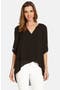 Asymmetrical Wrap Hem Top