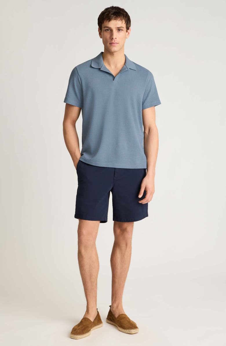 Bonobos Johnny Collar Waffle Knit Polo, Alternate, color, Blue Mirage